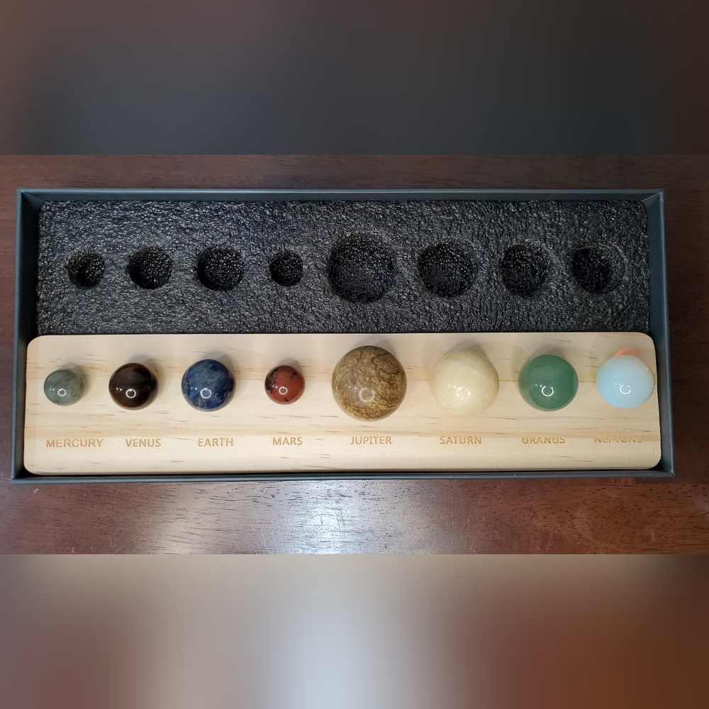 Solar System Crystal Sphere Planets, New - Picture 1 of 17